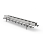 TRB-D10 Trapézlemezes rögzítő sín, magas hosszú 385x26mm